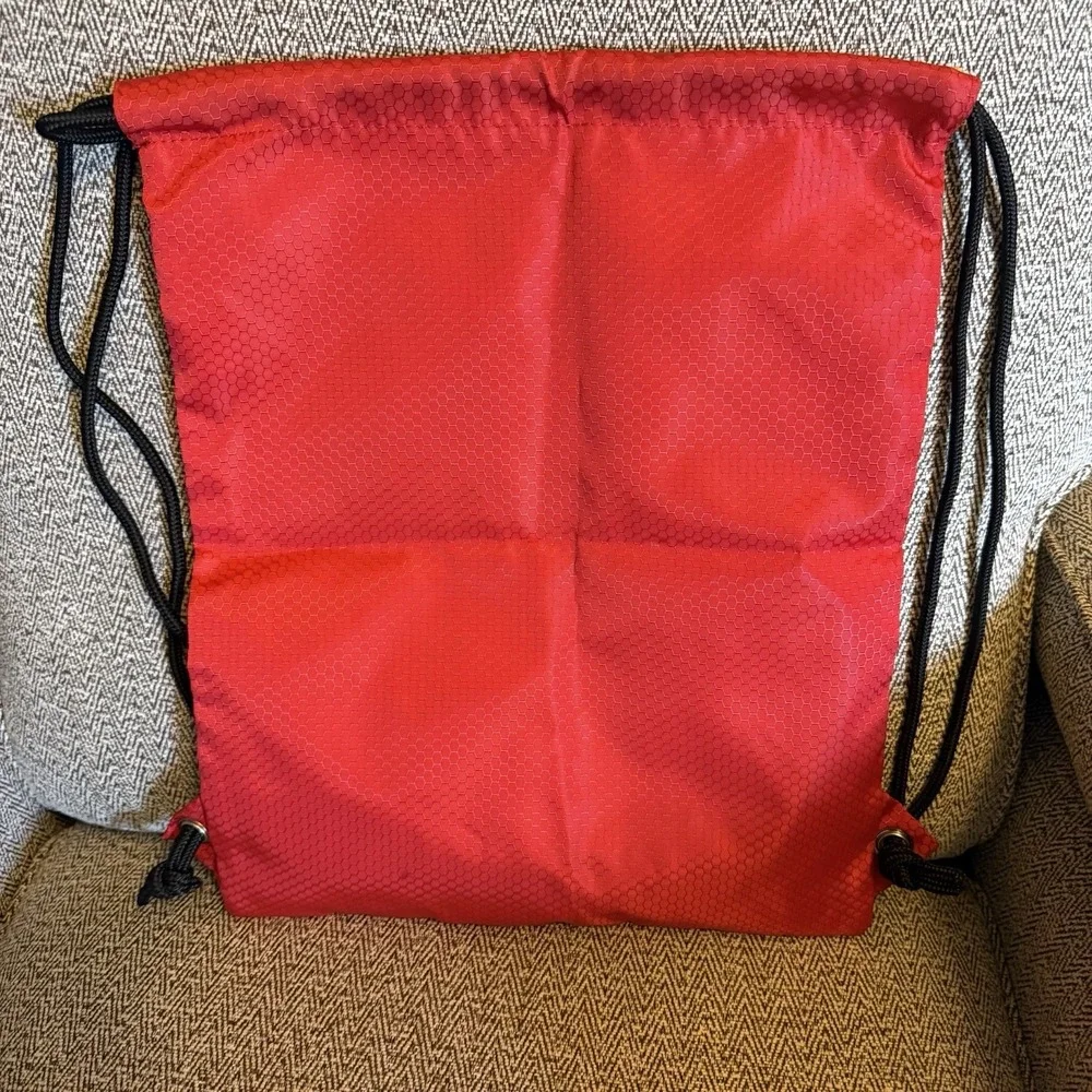 Universal Studios Harry Potter Mascot Gryfindor Drawstring Backpack Bag NWT‎